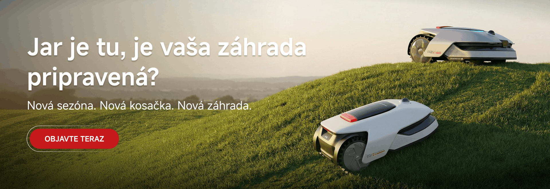 Nová sezóna. Nová kosačka.